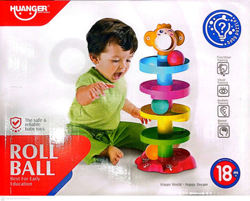 Multicolored Huanger Roll Ball Toy For Babies