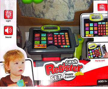 Cash register with accessories for children