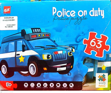 Police on Day Jigsaw Puzzle – 63 pcs