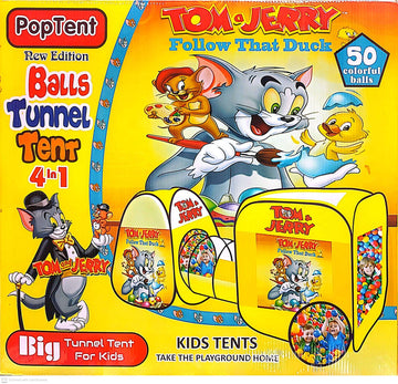 Tom and Jerry Tent with Tunnel