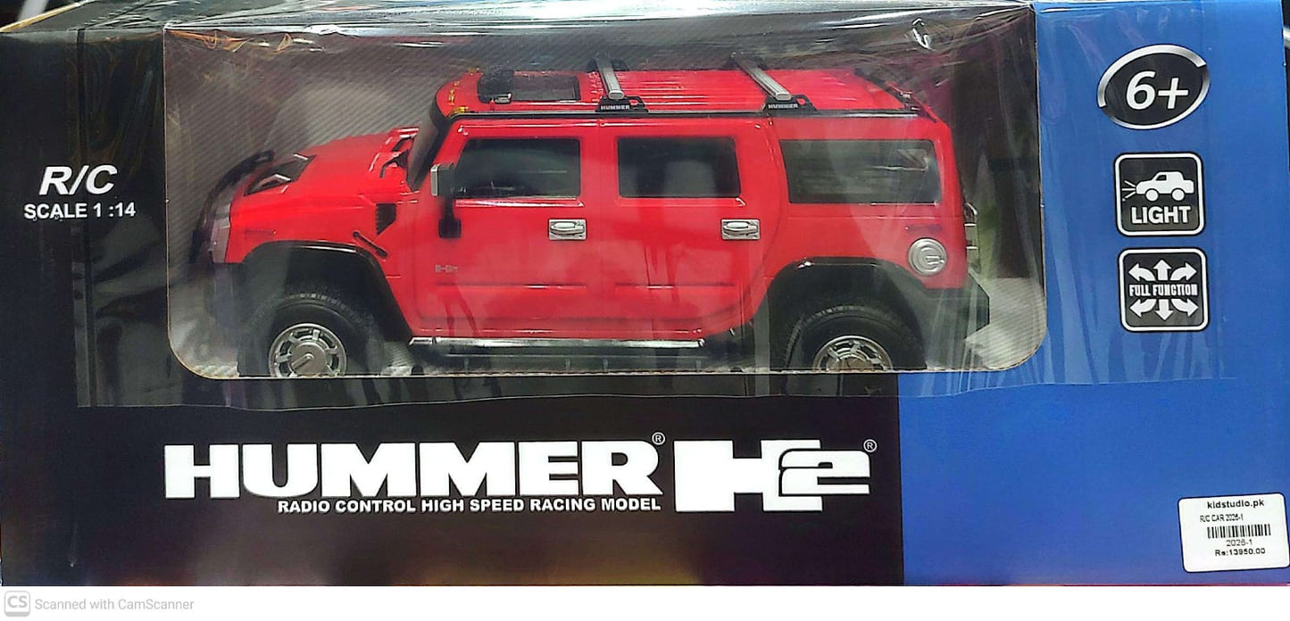 1:14 Scale Hummer H2 R/C Remote Control Car - 2026-1