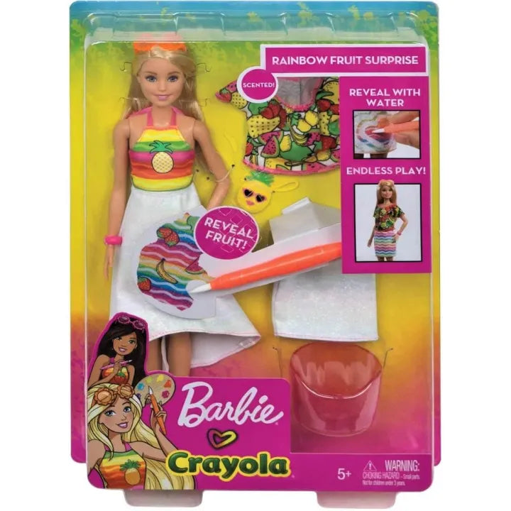 Barbie® Crayola® Rainbow Fruit Surprise Doll & Fashions