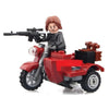 Super Heroes Winter Soldier With Motorcycle Building Blocks
