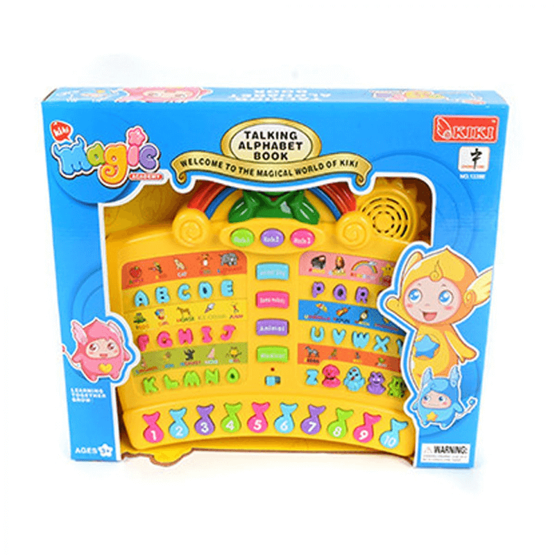 Electronic Kids Music Book for Learning ABCs, Numbers, and Spelling