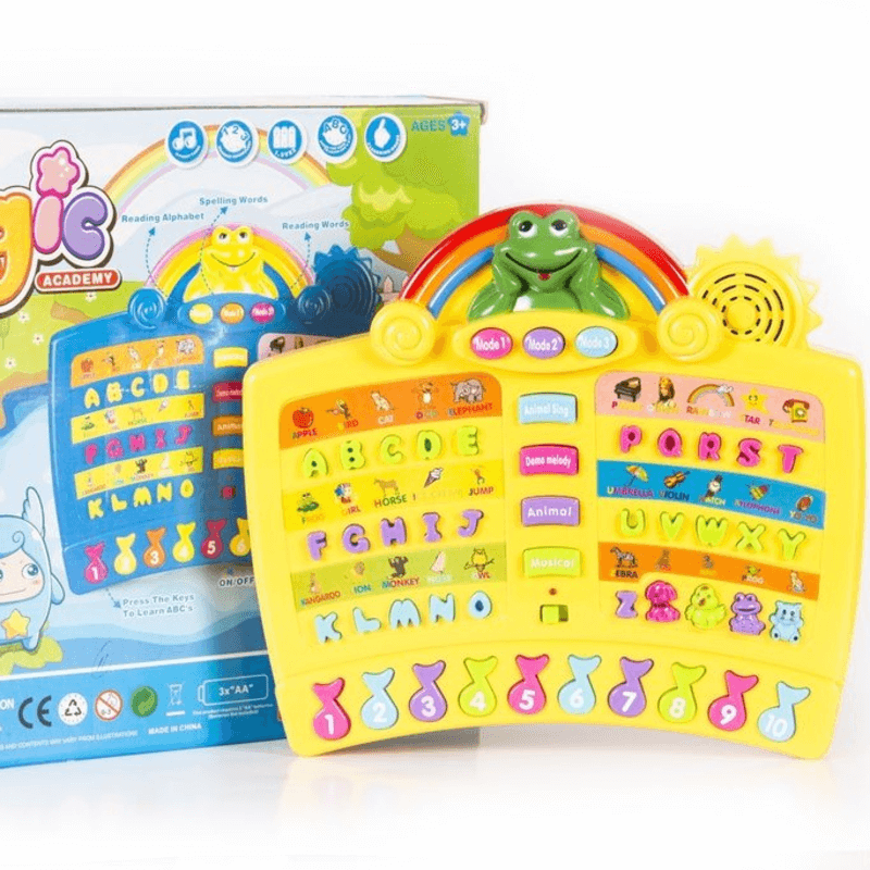 Electronic Kids Music Book for Learning ABCs, Numbers, and Spelling
