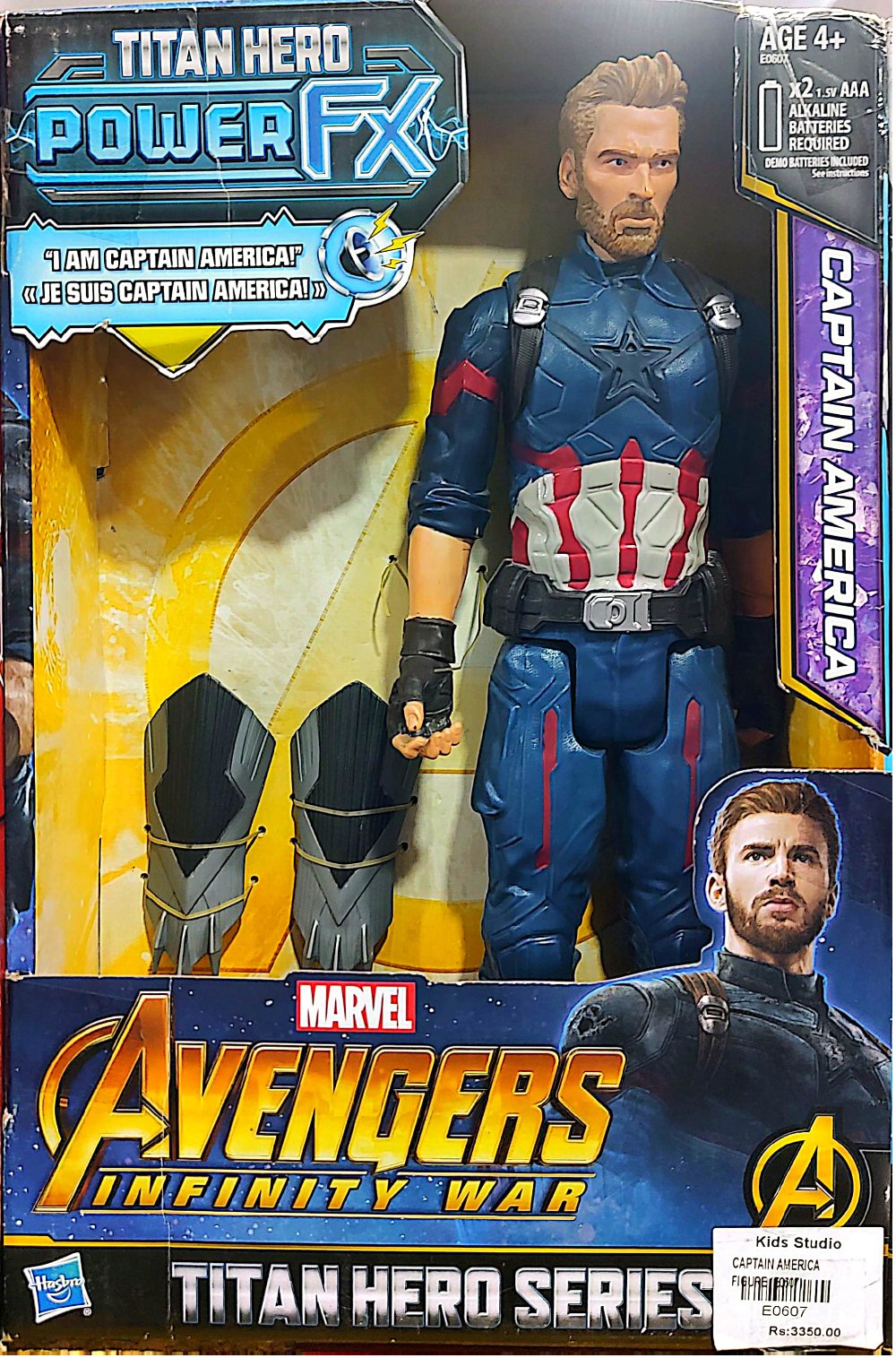 Hasbro Captain America Avengers Infinity War Titan Hero Power Fx