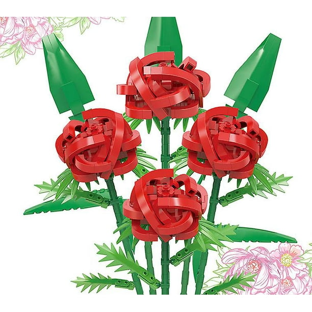 COGO Blocks Flowers Red Green | 692 PCS