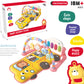 Tongxin Interactive Baby Gym Play Mat with Kick & Play Piano Baby Play Mat  (Yellow, 75 x 52 x 39 cm)