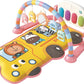 Tongxin Interactive Baby Gym Play Mat with Kick & Play Piano Baby Play Mat  (Yellow, 75 x 52 x 39 cm)