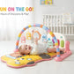 Tongxin Interactive Baby Gym Play Mat with Kick & Play Piano Baby Play Mat  (Yellow, 75 x 52 x 39 cm)