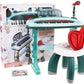 Electric Piano with Small Chair - Musical Instruments for Early Education