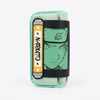 Naruto anime print wallet style pencil case with name patch - side view