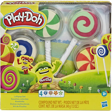 Play-Doh Lollipop 4-Pack of Pretend Play Candy Molds