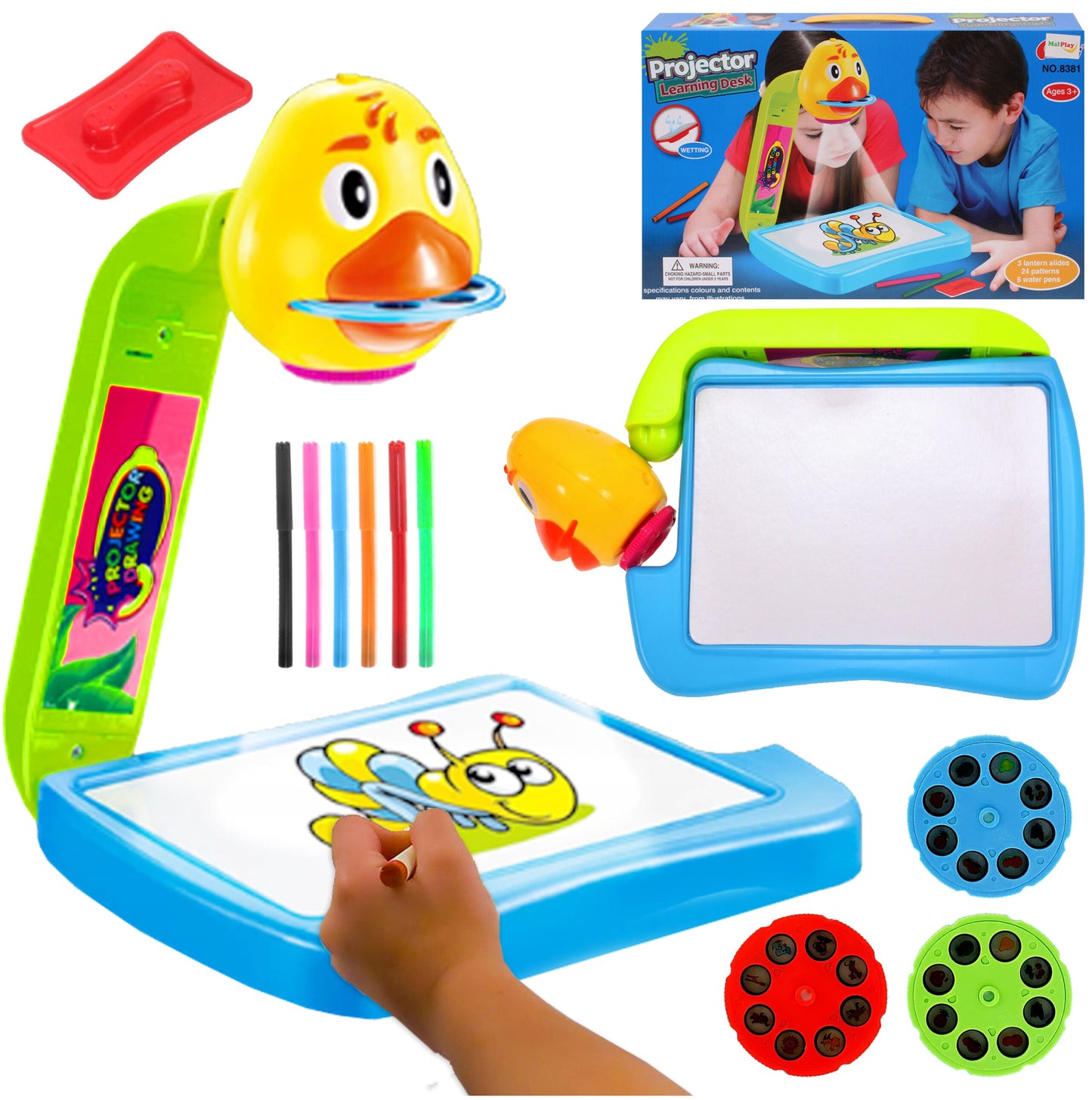 Educational Drawing Projector Painting 3 in 1 Table Lamp