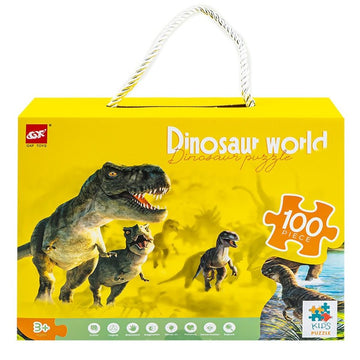 Puzzle Dinosaur World, 100 Pieces, 50.8 x 36 cm