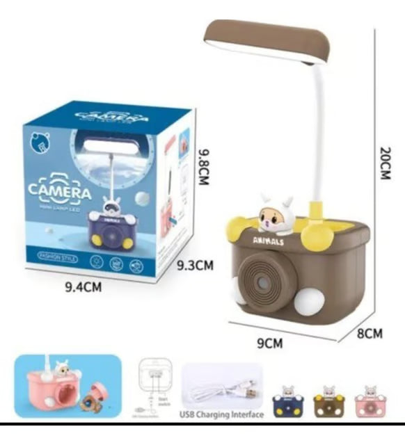 Camera Shape LED Table Lamp for Kids