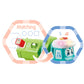 Shape sorting garbage truck toy matching feature illustration