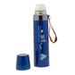 Vacuum flask with cup lid removed showing inner cap