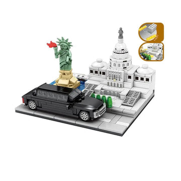 SY 5022 Q Scene Car Architectural Building Block Set