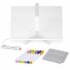 Colorful Acrylic LED Light Writing Tablet - 30 × 20 cm Reusable Message Board - USB Powered | LED Drawing & Memo Board
