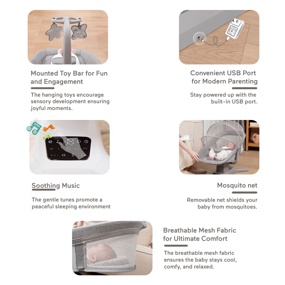 Auto Swing Mastela X Motion Baby Cradle