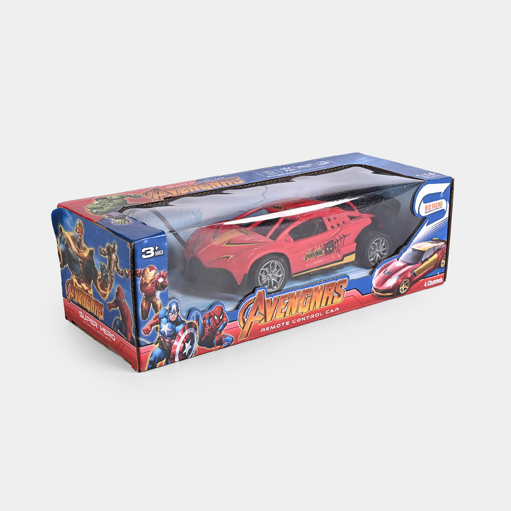Super Hero Remote Control Avangers Car - Spiderman
