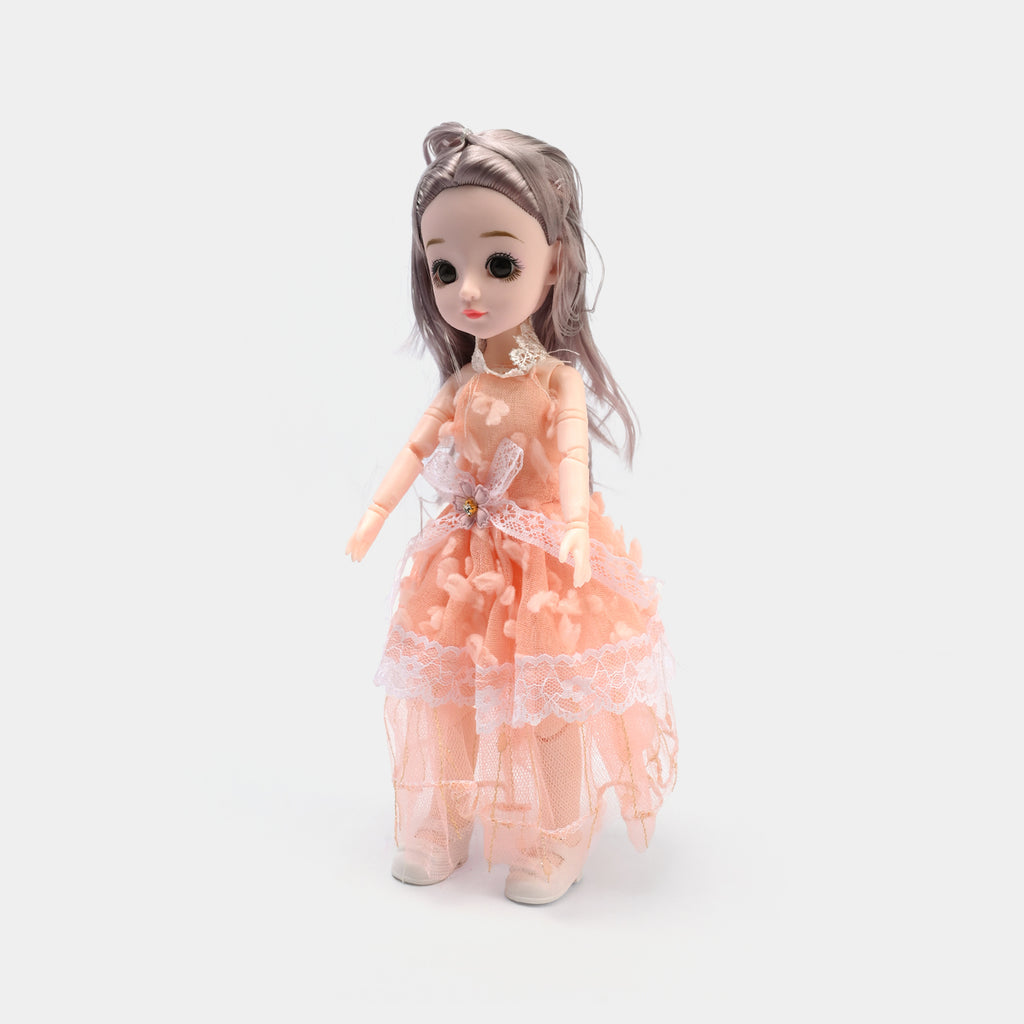 Elegant Long-Haired Fashion Doll