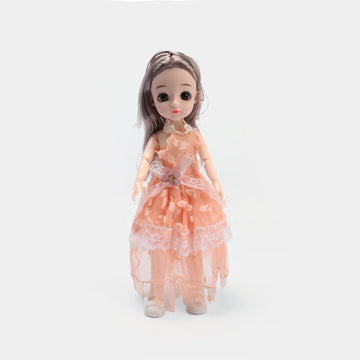 Elegant Long-Haired Fashion Doll
